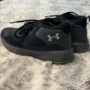 Under Armour Black and Gray Athletic Shoes